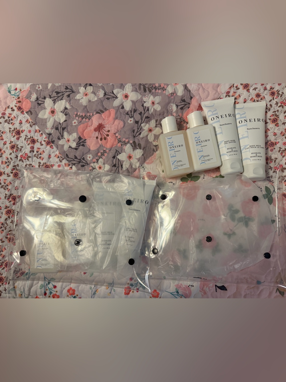Two Sets-Oneiro Hydrating Travel Set — Hair & Skin Moisturizers